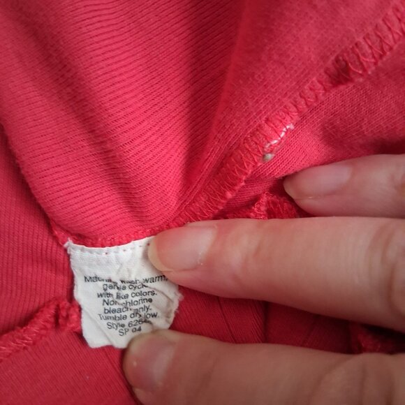 J. Crew Vintage Y2K Women's Size Small Coral Red Lace Trim Tank Top - Picture 7 of 11